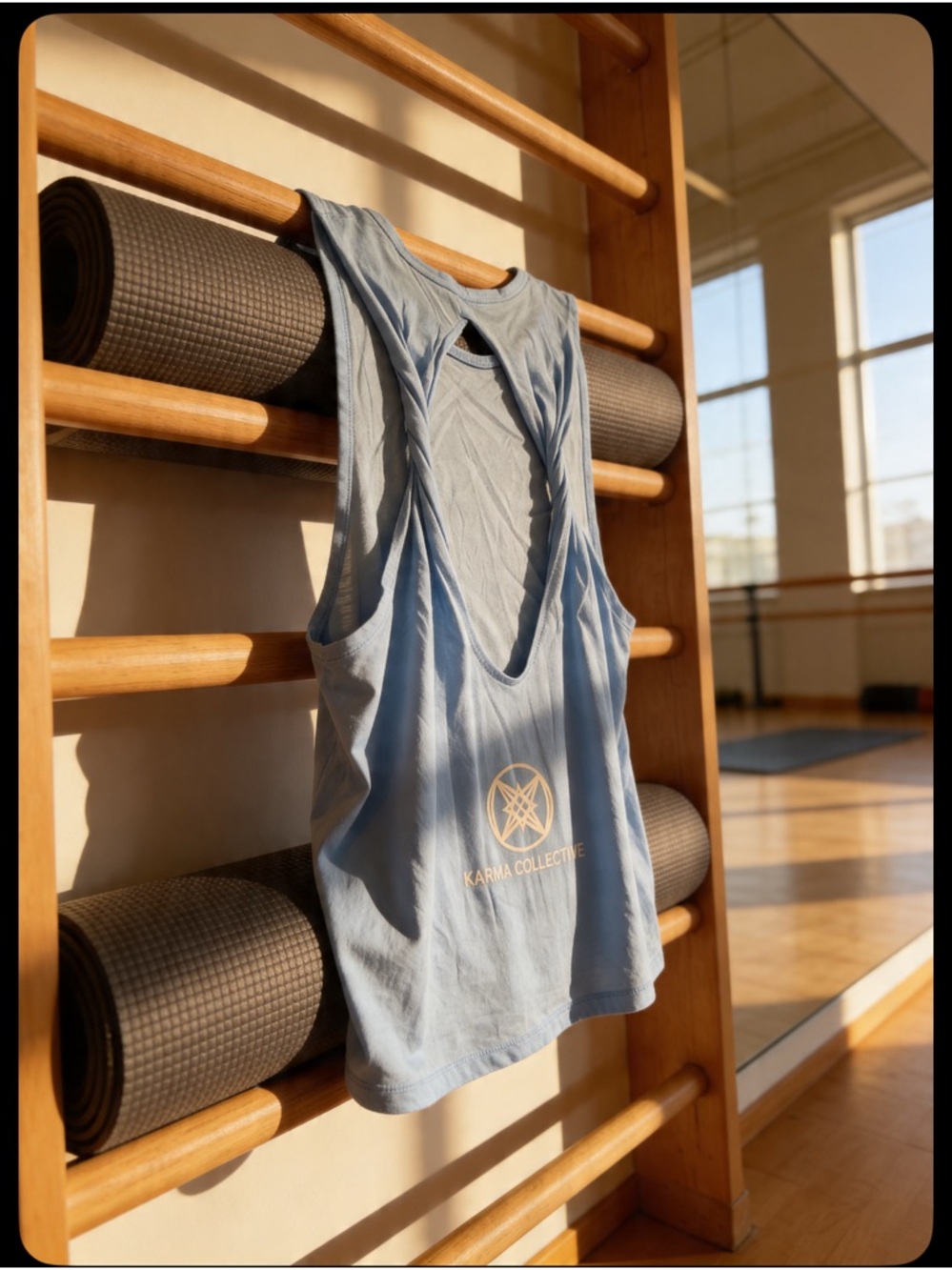 Karma Collective Light Blue Workout Tank